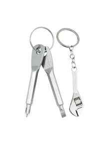 1pc/2pcs Screwdriver Keychain,Wrench Keychain,Portable Screwdriver Outdoor,One Letter Screwdriver Keychain,Portable Multi-Tool Slotted Screwdriver,Key Ring Hook,Car Keychain Gifts For Mother, Father, Graduation, And Teacher - Multicolor - View 14