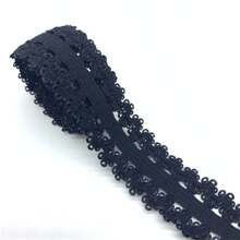 2yards/Lot 20mm Lace Elastic Ribbon Fold Over Spandex Elastic Band For Sewing Lace Trim Waist Band Garment Accessory