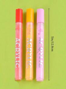 12 Acrylic Paint Markers Drawing Round Tip 5mm