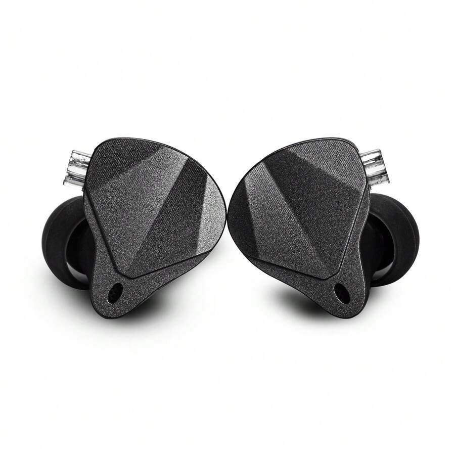 Keephifi AGA ONE Audiophile In Ear Monitor, 10MM Dual Cavity Dual Magnetic DD In Ear Headphones Wired Earbuds, Stereo IEM Earbuds CNC Sand Blasting Cover With 2Pin-C Cable For Singers - 黑色 - 查看 1