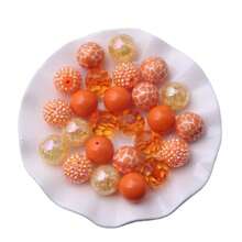 20pcs 20mm Bulk Price Cheap Handmade Colorful Style Mix Set Acrylic Gumball Beads For Chunky Bubblegum Beadable Keychain Jewelry Bracelet Necklace DIY Making - Multicolor - View 17