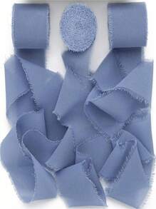 1 Roll / 5 Meters High-Quality Handmade Chiffon Satin Ribbon, Versatile Use For Gift Packaging, Bows, Wedding Invitations, Bouquet Ribbons, DIY Crafts, Christmas Decorations, DIY Home Decor, Wedding Party Bouquet Supplies And Gifts