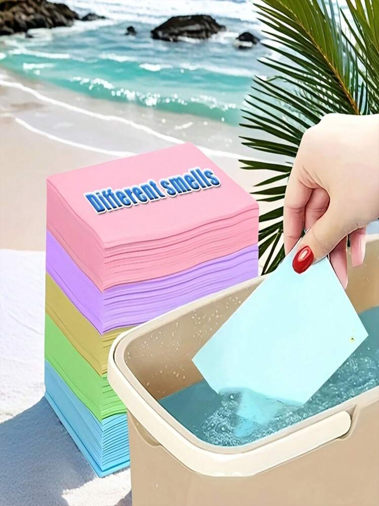 50/100 Foaming Floor Cleaning Tablets, Concentrated Stain Remover For Tile, Wood, Bathroom, Car - Uncharged Cleaning Tool Accessories, Powerful Deodorant, 6 Colors Available. - Multicolor - View 9