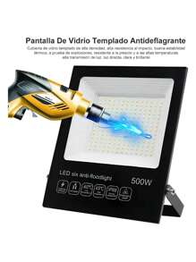 Reflectores Lampara Led Exterior Ip66 500w Alta Potencia - Blanco Cálido - Ver 6
