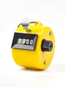 1pc 4-Digit Plastic Colored Counter, Metal Counter, Manual Tally Counter, Hand Held Clicker - Multicolor - View 16