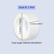 Secure & Discreet Dressing Aids: Invisible Fashion Tape, Waterproof Double-Sided Adhesive For Shirts & Lingerie - White - View 14