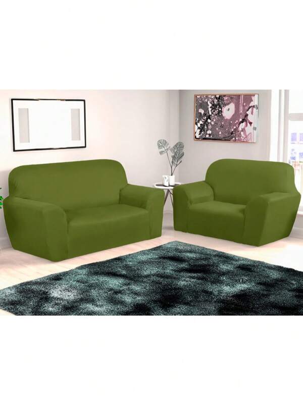 Jogo De Capa De Sofá Coladinha 3 e 2 Lugares em Malha Gel