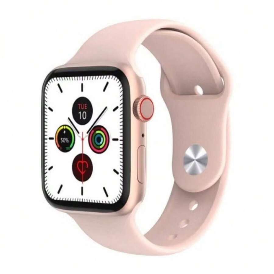 W28+Pro Smart Watch  45mm 1.92 Inch Full Touch Screen Max  For Men Women Iwo  Ip68  For Ios - Rosa chiclete - Visão 1
