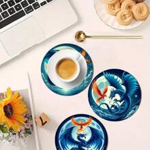 4 đồ trang trí bằng gỗ sơn hình động vật đáng yêu thích hợp cho gia đình, nhà bếp, bàn làm việc văn phòng, phụ kiện bàn làm việc cho người lớn - Nhiều màu - Xem 7