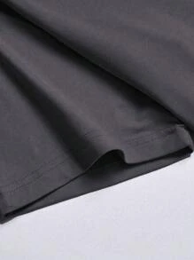 加大码 3 件套 黑色、白色和灰色 英文纽约和布鲁克林字母印花短袖 T 恤