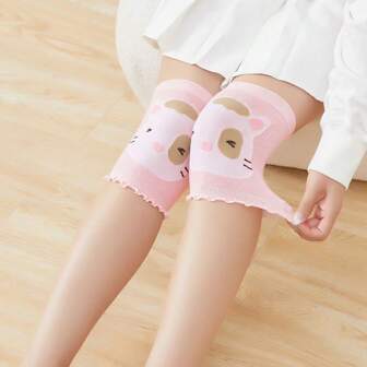 3 pares de rodilleras bonitas para aire acondicionado de primavera/verano para deportes, baile, gateo, transpirables