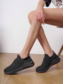 Elastyczne wsuwane trampki, unisexowe, codzienne mokasyny bez sznurówek, wygodne, letnie buty sportowe