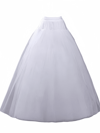 1pc Women 4-Layer Rigid Tulle Wedding Dress Crinoline Slip Underskirt, Bridal Petticoat Costume