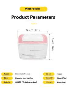 One-Touch Garlic Paste Maker - Manual Press Crusher With Quick-Release Design, Rustproof Stainless Steel Kitchen Tool For Effortless Cooking (1PC)