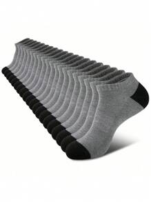 10 Pairs Breathable Shock-Absorbing Ankle Socks, Low Cut Sports Socks For Outdoor Activities, Hiking, Running