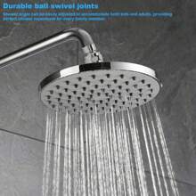 Brass Chrome Ball Joint Shower Arm Angle Adjustable Swivel Adapter - Silver - View 5