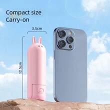 OBOVAY 迷你便携式个人手持风扇 - USB 可充电小型袖珍风扇，带 3 档可调电池供电手持 - 彩色 - 查看 7