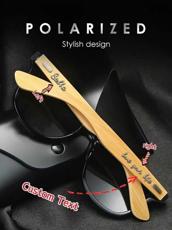 Personalized Fashion Wooden Glasses Custom Greeting Words Rim Customization, 2000 Fashion Glasses For Best Man, Bridesmaids, Personalized Gifts, Wedding Gifts, Birthday Gifts, Party Gifts, Wood Laser, Fashion, Vintage, Fun, Fashion, ,Colorful,Cute,Adorable,Funny,Kawaii,Y2K,Stylish,Unisex,Casual,Custom,Personalized,Unique,Customized,Ideal Gifts For Him,Ideal Gifts For Her,Her,Boyfriend,Girlfriend,Family,Friends,Children,For Anniversaries,For Valentine's Day,For Mother's Day,For Birthdays,For Children's Day,For Father's Day,For Graduation,For Weddings,For Housewarming