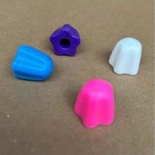 4pcs Random Color Silicone Self-Sealing Toothpaste Cap, Cleaning Dust-Proof Toothpaste Cover, Minimalist Convenient Design, Cute & Compact, Travel Essential Back To School