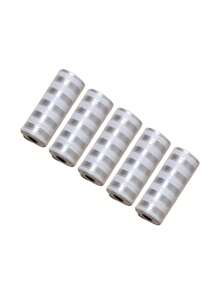 75pcs/5 Rolls Disposable Garbage Bags, Diaper Change Stripe Pattern Trash Bags, Convenient To Carry, Car Trash Bags, Suitable For Outdoor Stroller, Living Room, Bathroom, Nursery Cleanup, Compact And Portable - Multicolor - View 10