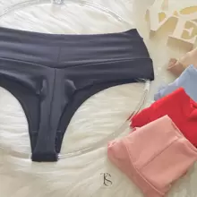 KIT 3 Panties Shaping Belt High Waist Double G-String High Waist Comfort Thong Women's Lingerie - Nhiều màu - Xem 1