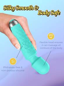 1pc Personal Body Vibrator, Sexy Toy With 20 Vibration Patterns, G-Spot, Anal, Waterproof, Handheld