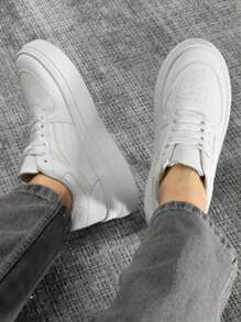 Women Casual Shoes - 白色 - 查看 2