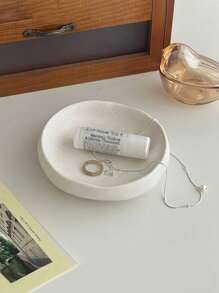 1 件斯堪的纳维亚风格陶瓷珠宝戒指展示架，入口桌面装饰托盘，防晒旅行凉爽 - 彩色 - 查看 4