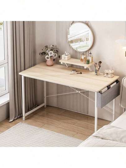 Escritorio Melamina Desk Minimalista Metal Oficina