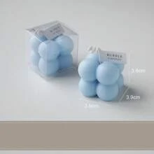 1 pieza Vela de cera de soja con aroma, con diseño de nube, decoración del hogar, estilo nórdico, regalo, boda - Multicolor - Ver 10