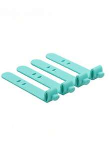 4pcs Desk Cable Management Silicone Ties, Ideal Headphone And Cord Organizer For Effortless Organization, Perfect For Gender Reveal Parties, Birthdays, Weddings, And Celebrations, Thoughtful Gift For Colleagues, Friends, And Family, Essential Back To School Accessory, Enhance Your Workspace With Stylish And Functional Solutions For Every Occasion - Multicolor - View 5