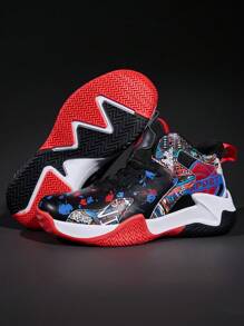 Zapatillas de baloncesto para niños, zapatillas deportivas antideslizantes para todas las estaciones, zapatillas para adolescentes para excursionismo y uso casual