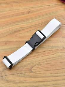 1 pieza Cinturón elástico ajustable, 1 pieza Cinturón con hebilla elástica ajustable de moda y sencillo, Accesorios