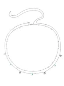 Bijoux mode européenne et américaine, chaîne de taille transparente cristal sexy minimaliste, chaîne de corps de bikini charmante avec strass (chaîne faite main coupée sur mesure, quantité de perles non fixe)
