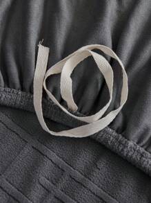 1pc Stretchable Sofa Cover, Slip Resistant Full Coverage Sofa Seat Cushion Cover, Machine Washable Dust Proof, Color Fast, Pet Friendly, For Bedroom, Office, Living Room, All Season - Grey - View 11