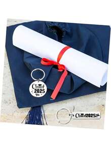 8pcs 2025 Graduation Gifts, Key Chain Pendants, Party Gifts, Happy Graduation - Multicolor - View 5