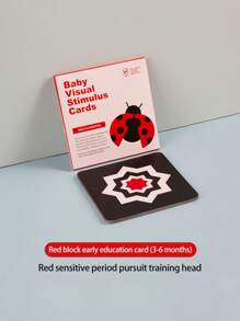 High Contrast Baby Flashcards, Double-Sided Early Learning Education Cards, For Developmental Visual Stimulation, Eye-Friendly Non-Glare, Exercise Eye Focusing, Prevent Myopia, Newborn & Infant Early Education Toys, Suitable For 0-36 Months