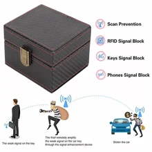 NetHong Car Key Signal Blocker - Keyless Faraday Box For Anti-Theft Protection - Black - View 6