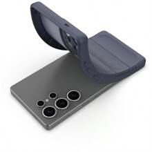 Shockproof Casing Compatible With Samsung Galaxy S25 Edge S25PLUS S25Ultra 5G S24 S23 Ultra Case Camera Protection Phone Case For S25+ Soft Silicone Back Cover - Blue - View 6