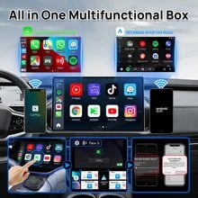 CarlinKit Android 13 LED AI Box Wireless CarPlay Wireless Android Auto Smart Car Multimedia Box Qualcomm Chip SD Expand To 512GB---===---EM Qualcomm SM6115 - 彩色 - 查看 3