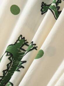 Young Boy 3pcs/Pack Cartoon Pattern Anti-Mosquito Ankle Length Pants - Multicolor - View 9