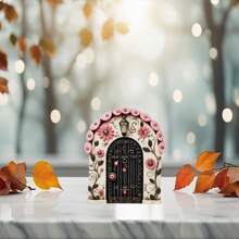 2D 平面木质主题乡村童话门树装饰，装饰艺术风格，室内外装饰，节日，主题派对和家居装饰 - 多 - 查看 4