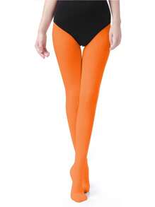 1 Pair Plain Color Tights, Yoga Dance Sports Socks - Multicolor - View 6