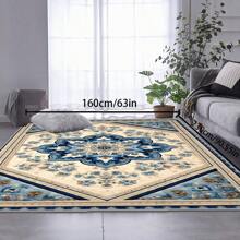 [Crystal Velvet 700g/㎡ Dotted Bottom 5mm Thick] 1 Pc Bohemian Style Area Rug, Solid Color Carpet, Soft Non-Slip Washable Rug For Indoor Outdoor Living Room Bedroom Kitchen Office Home Decor Corridor Runner Back To School
