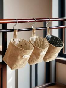 Wall Hanging Storage Bags Hanging Storage Bags Storage Basket Foldable Wall Hanging Basket Family Organizer Box Decorative Bag