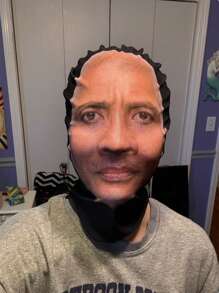 逼真的网状化妆舞会面具、骗子面具、电影主题头面具玩具、摄影道具 - 彩色 - 查看 4