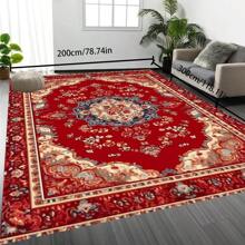 Crystal Velvet 700g/Sqm Dotted Bottom 5mm Thick Area Rug, Bohemian Style Solid Color Carpet, Soft Anti-Slip Washable Rug, Suitable For Indoor & Outdoor, Living Room, Bedroom, Kitchen, Office, Home Decor Back To School