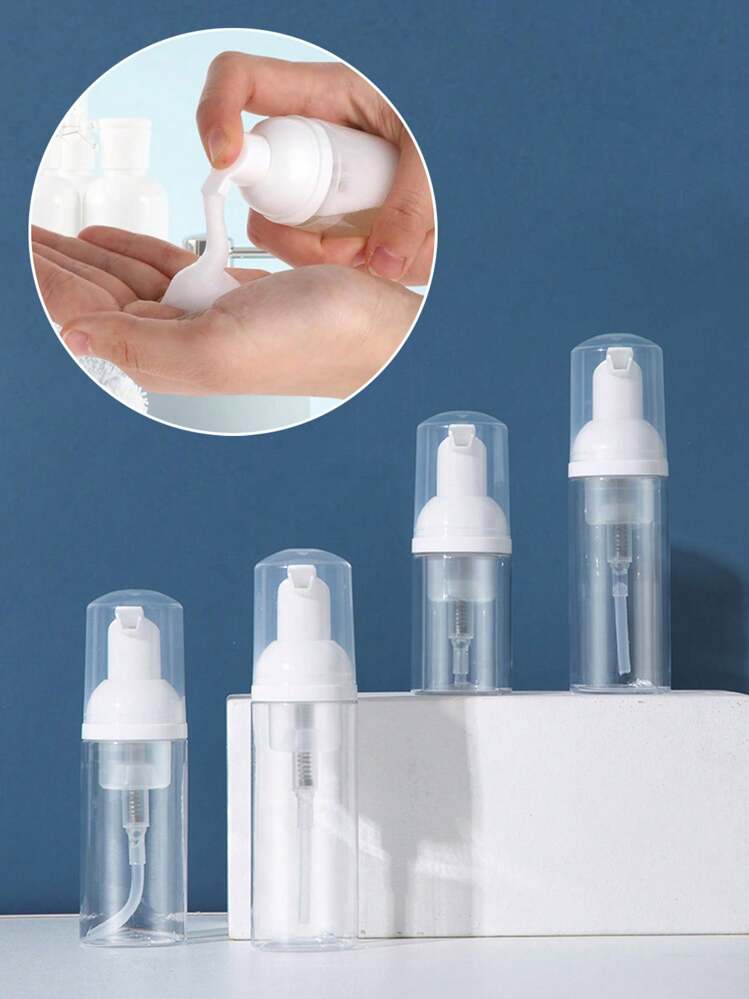 Flacon Distributeur Voyage 4 En 1 - Bouteilles Rechargeables Anti-Fuite Pour Crème Solaire Et Soins