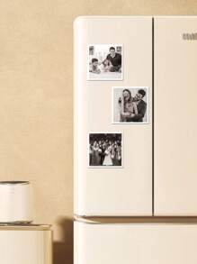 5/10 pièces Aimants de frigo avec photo vintage personnalisés - Décoration magnétique rétro personnalisée grande avec vos photos - Aimants de frigo imperméables pour la maison, les mariages, les fêtes - Parfait comme cadeau d'anniversaire, décoration de Noël, pendaison de crémaillère et célébrations de thème vintage!