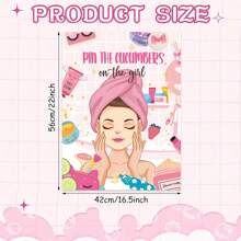 38pcs Water Spa Party Game Set - Includes Cucumber Poster, Blindfold And Sticker, Suitable For Masquerade Ball And Spa Themed Events, Use Cucumber As Accessories, Party Supplies For Holiday Celebrations - Multicolor - View 4